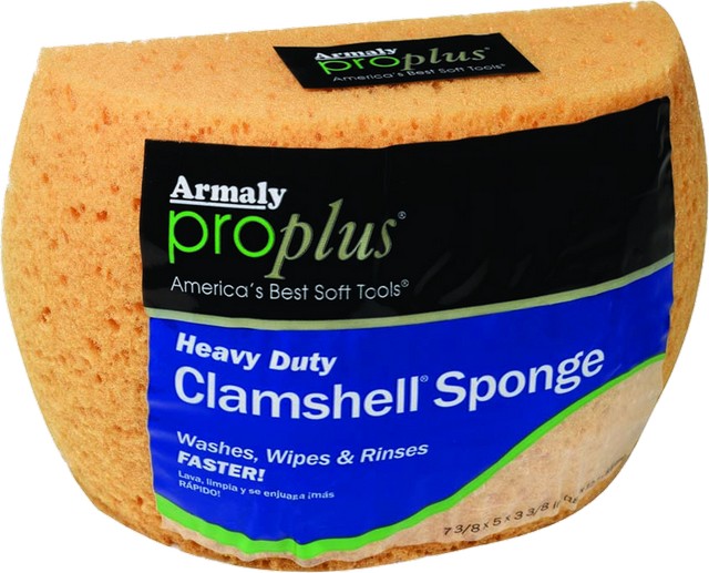 Armaly 7.4" x 3.4" x 5" Large Clamshell Sponge