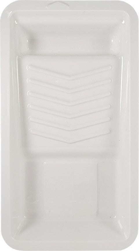 Dynamic 7" (177mm) White Plastic Deep Well Paint Tray