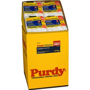 Purdy 9" x 3/8" Nap White Dove Pro 4pk Dump Bin (47/pk)