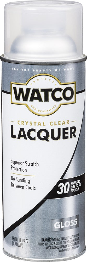 Watco 11.25oz Gloss Clear Lacquer Wood Finish Spray Paint