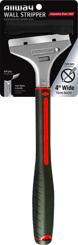 Allway WPS Wallcovering Stripper with 4" Blade & 12" Long Handle