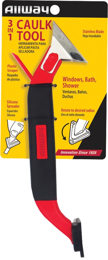 Allway 3-In-1 Caulk Tool
