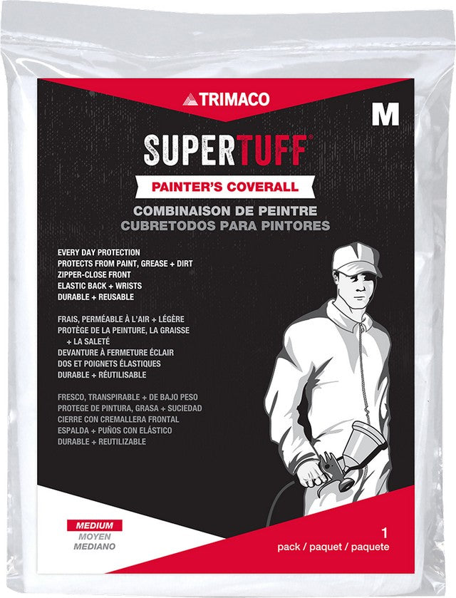 Trimaco 09901 Medium Pro Painters Coveralls