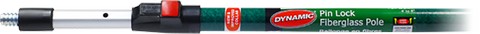 Dynamic 6'-12' (1.8m-3.6m) Pin Lock Fiberglass Extension Pole