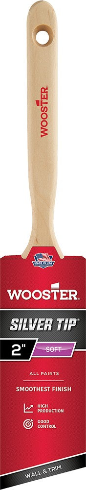 Wooster 2" Silver Tip Soft Angle Sash Paint Brush