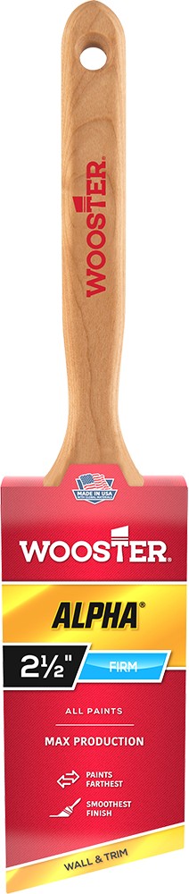 Wooster 2-1/2" Alpha Firm Angle Sash Paint Brush