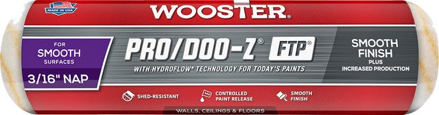 Wooster 9" x 3/16" Nap Pro/Doo-Z FTP Roller Cover