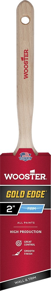 Wooster 2" Gold Edge Firm Angle Sash Paint Brush