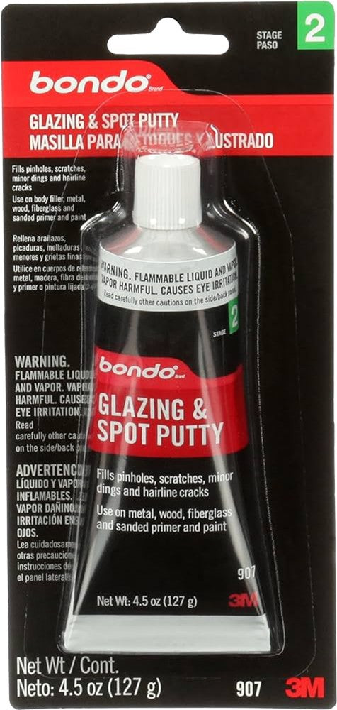 Bondo 907 4.5oz (128g) Glazing & Spot Putty