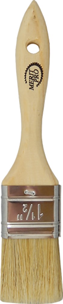 Dynamic 1-1/2" White Bristle Double Thick Chip Brush