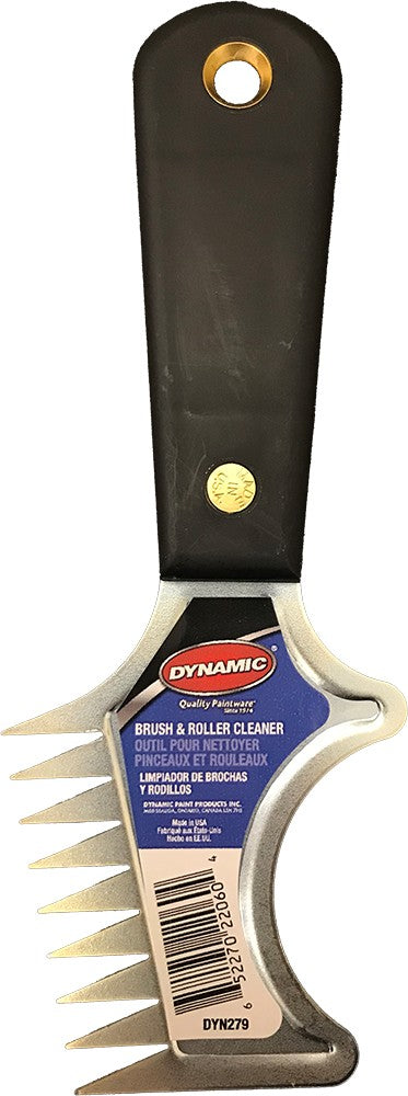Dynamic Brush Comb and Roller Cleaner Tool Combo