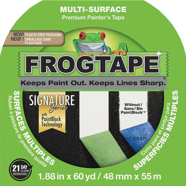 Shurtape 48mm x 55m (1.88" x 60yd) Green Frogtape Multi-Surface Painter's Tape