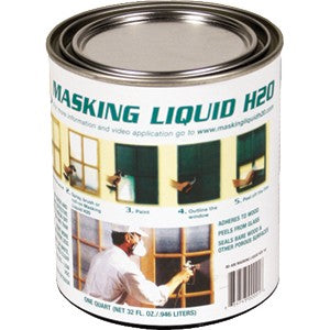 Associated Paint qt Clear Masking Liquid H2O